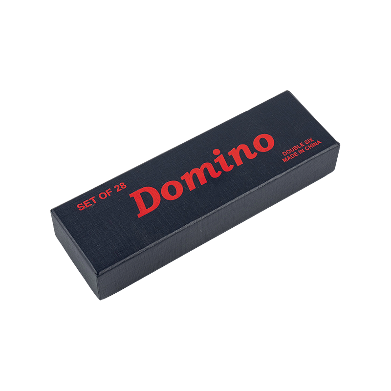 Dominó doble 6 mini portátil en caja de cartón
