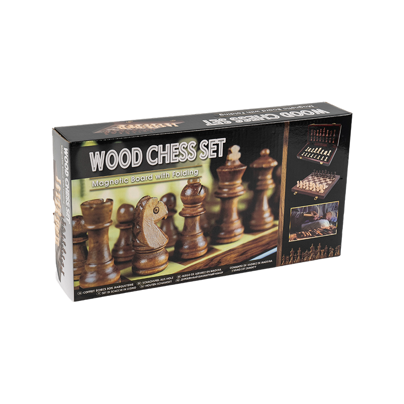 Juego de ajedrez clásico de madera
