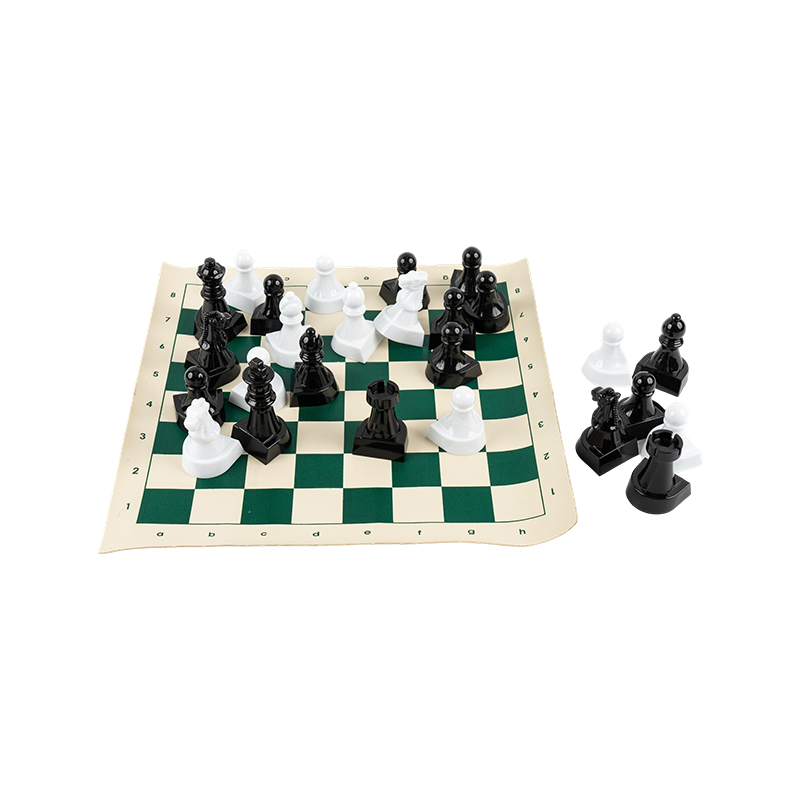 Juego de ajedrez portátil de plástico