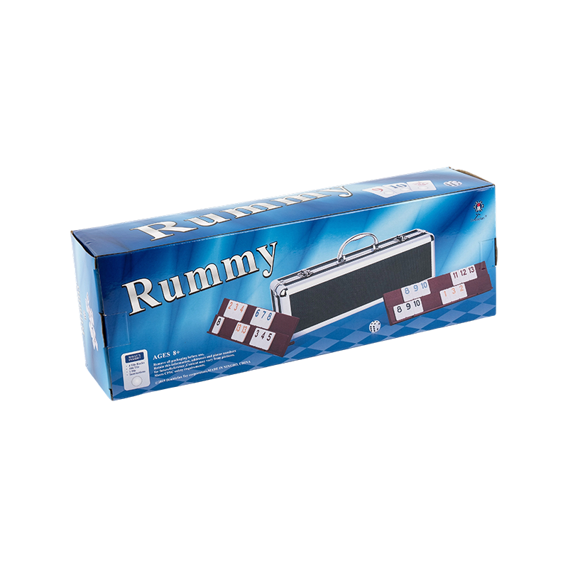 Juego de tablero Rummy portátil
