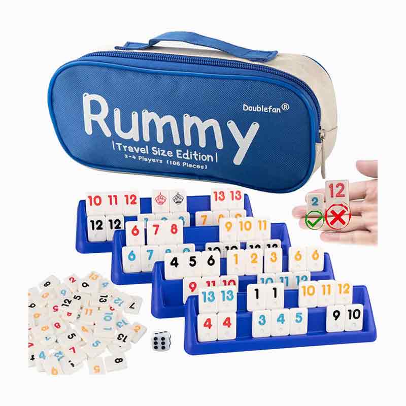 Juego de viaje Rummy portátil