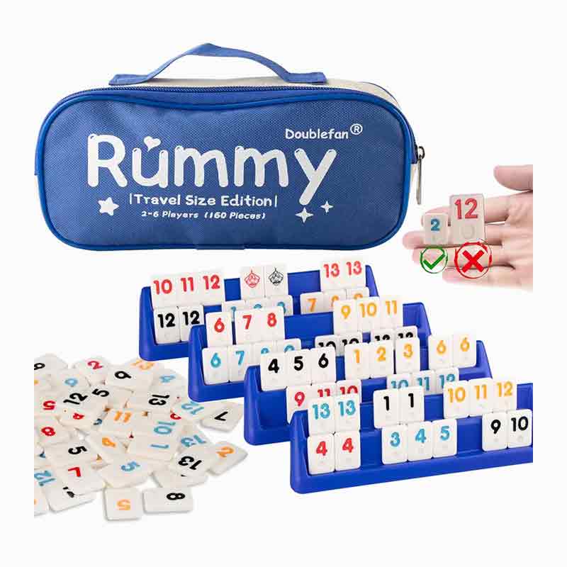 Juego Rummy mini con números