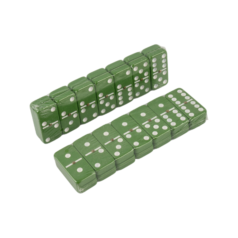 Colorido juego de juegos de mesa verde dot chips