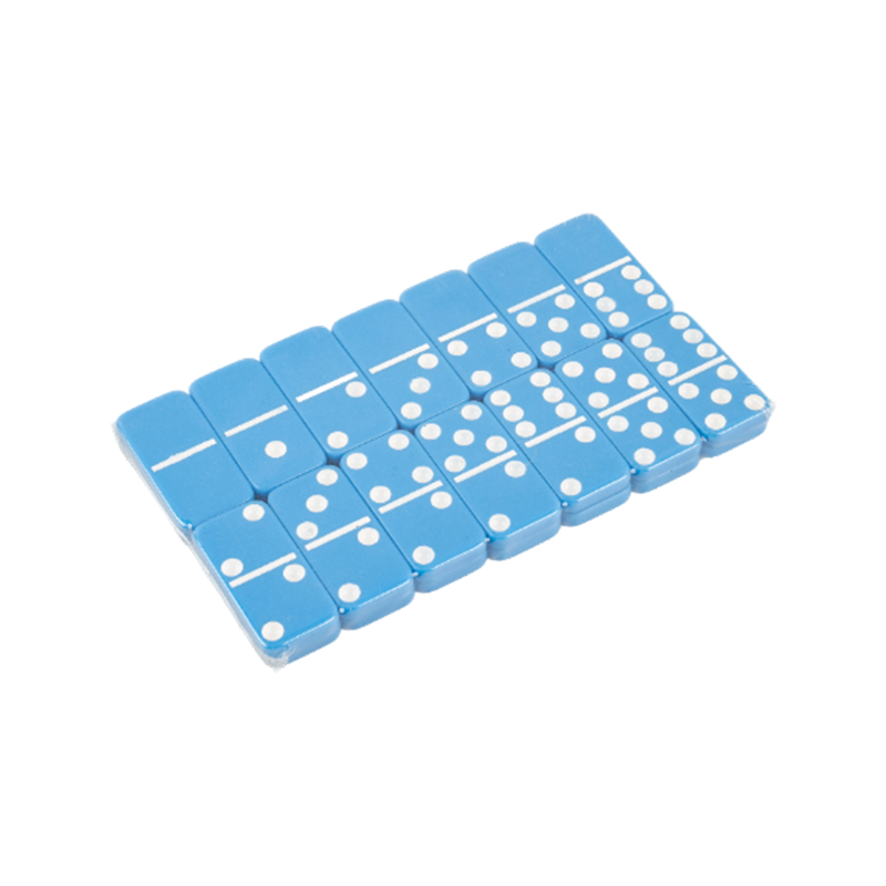 Juego de mesa de azulejos azules para niños y adultos